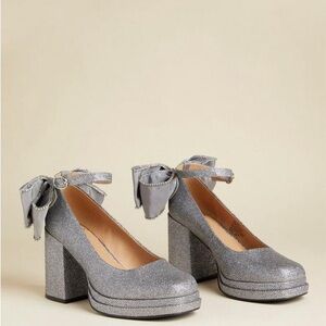 Torrid X Betsy Johnson Limited Edition Optional Ankle Strap Block Platform Heels